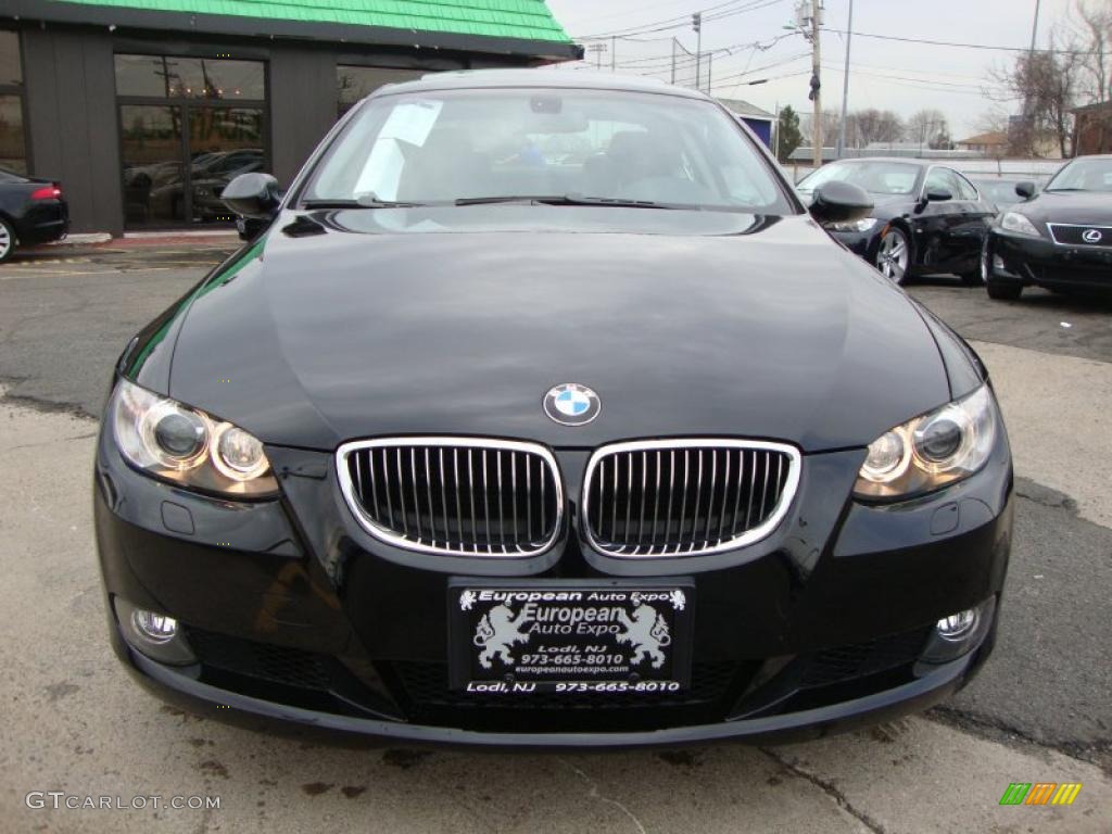 2007 3 Series 328xi Coupe - Jet Black / Black photo #9