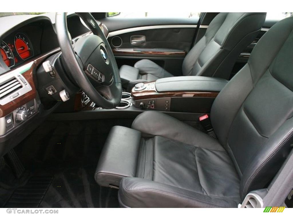 2006 7 Series 750i Sedan - Black Sapphire Metallic / Black/Black photo #3