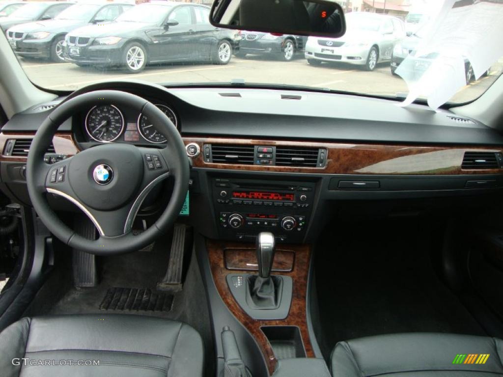2007 3 Series 328xi Coupe - Jet Black / Black photo #27