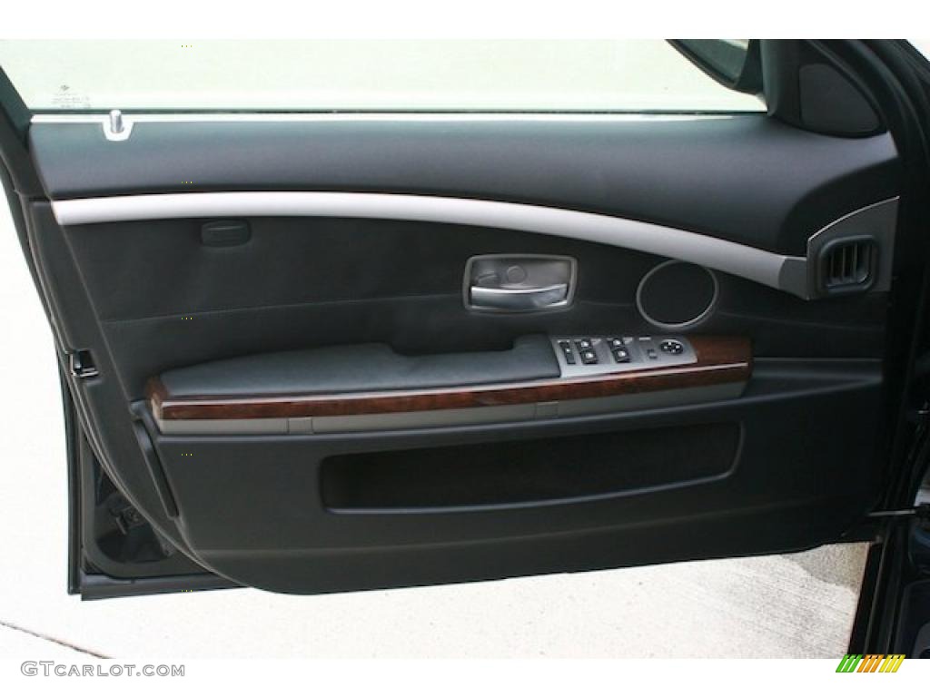 2006 7 Series 750i Sedan - Black Sapphire Metallic / Black/Black photo #36
