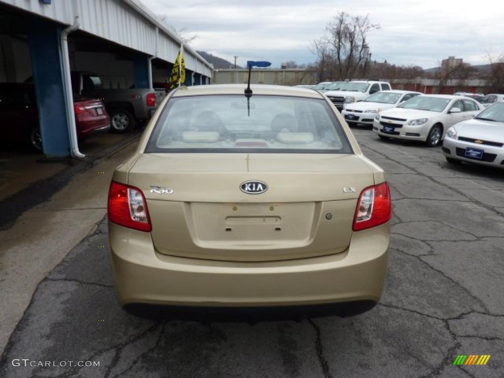 Cashmere Beige 2010 Kia Rio LX Sedan Exterior Photo #47550521