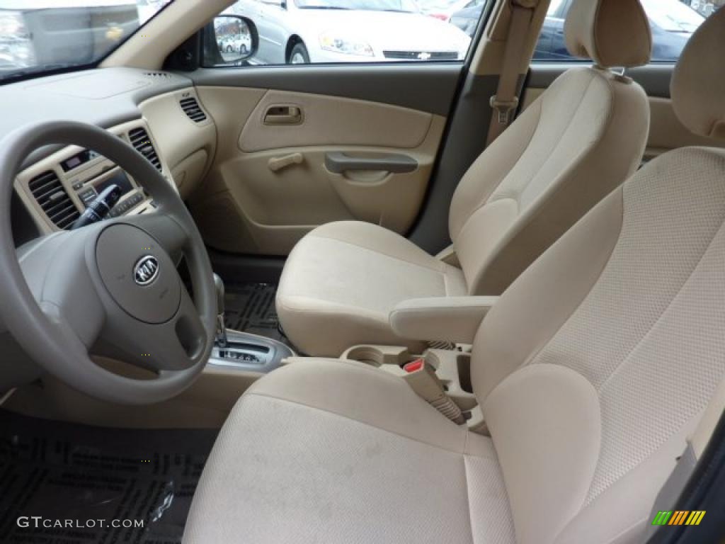 Beige Interior 2010 Kia Rio LX Sedan Photo #47550560