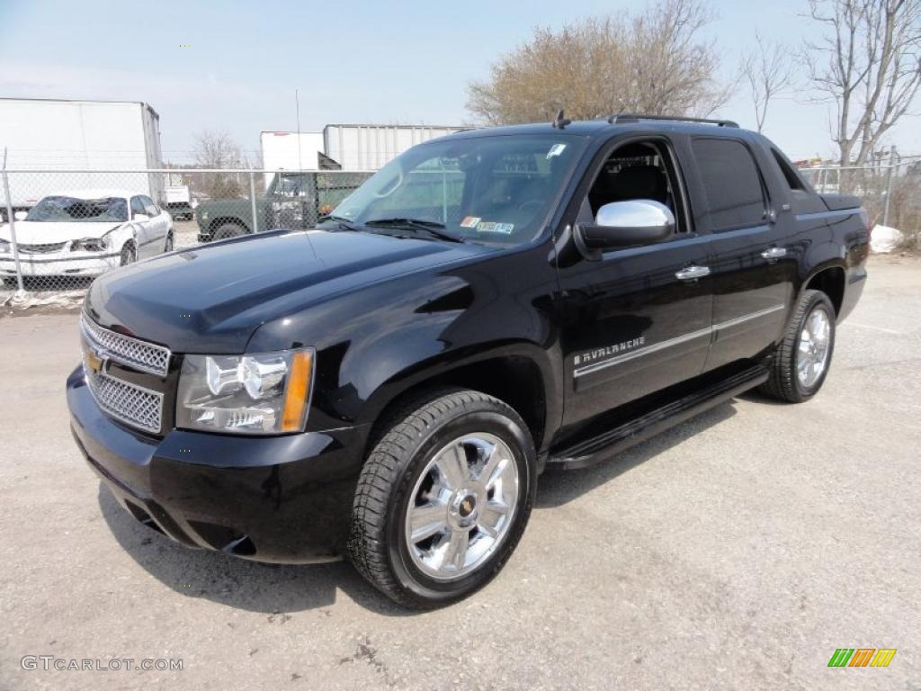 Black 2009 Chevrolet Avalanche LTZ 4x4 Exterior Photo #47552543
