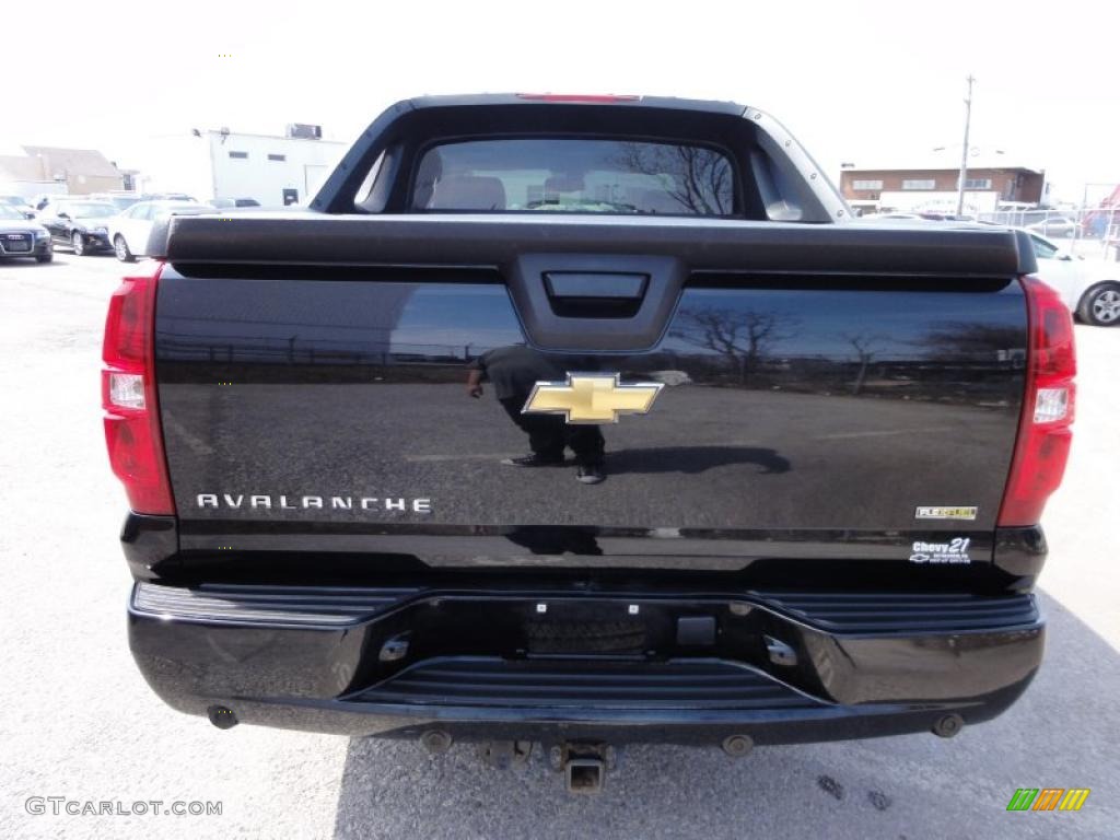 Black 2009 Chevrolet Avalanche LTZ 4x4 Exterior Photo #47552651