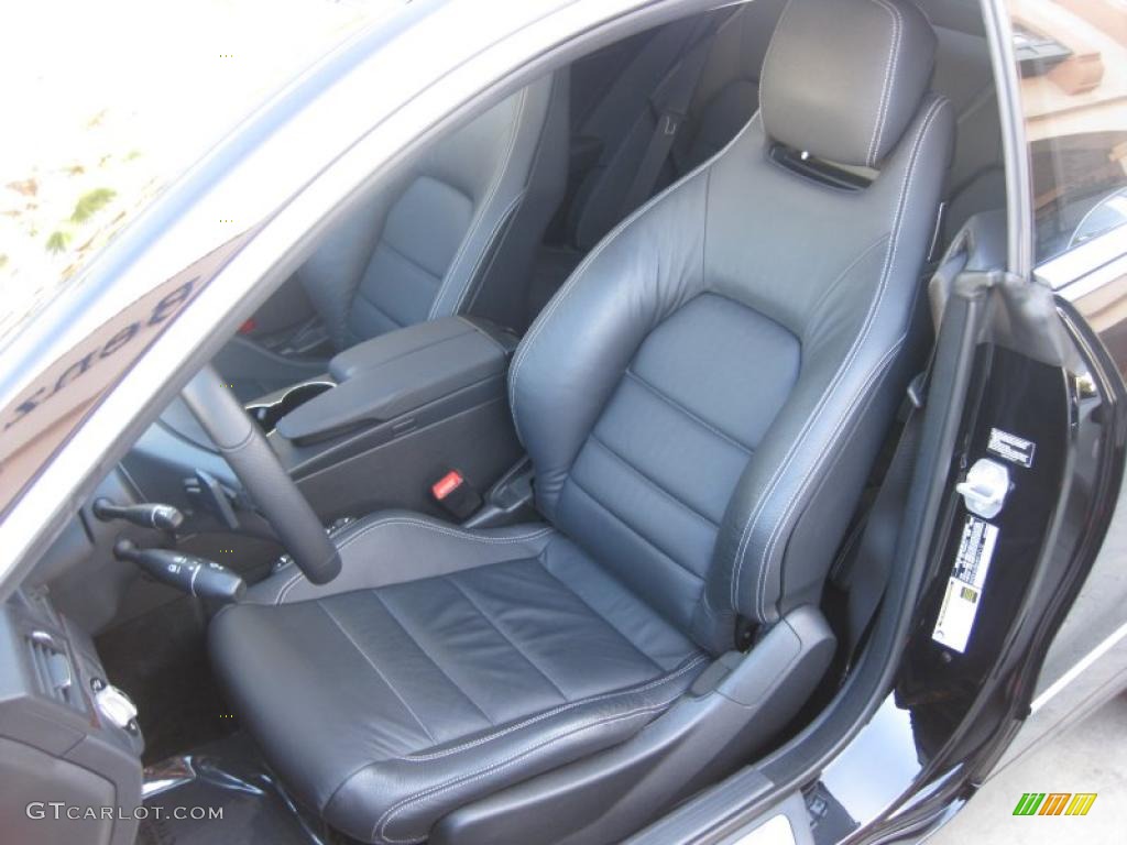 Black Interior 2010 Mercedes-Benz E 350 Coupe Photo #47552939