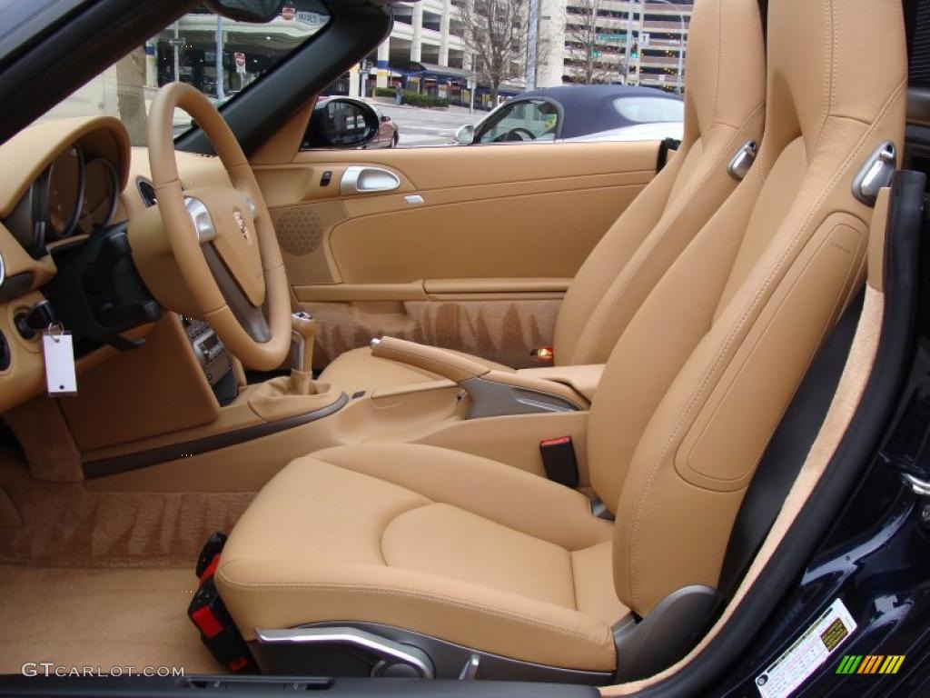 Sand Beige Interior 2008 Porsche Boxster Standard Boxster Model Photo #47553191