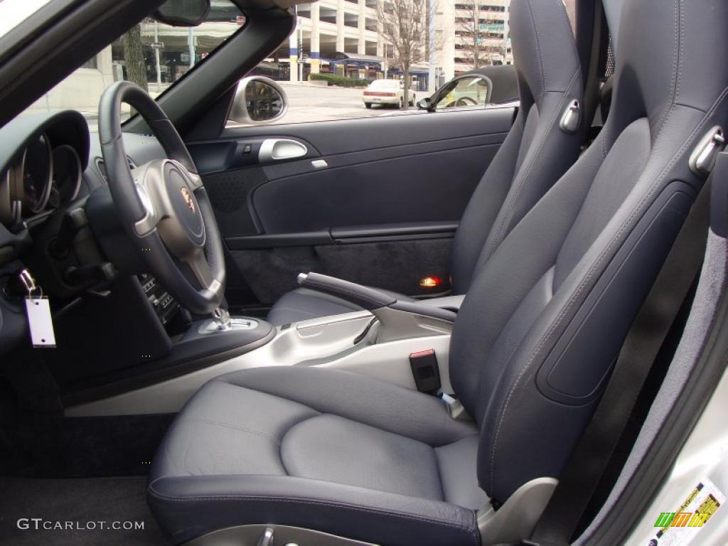 Sea Blue Interior 2009 Porsche Boxster Standard Boxster Model Photo #47553395