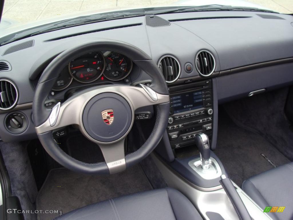 2009 Porsche Boxster Standard Boxster Model Sea Blue Dashboard Photo #47553425