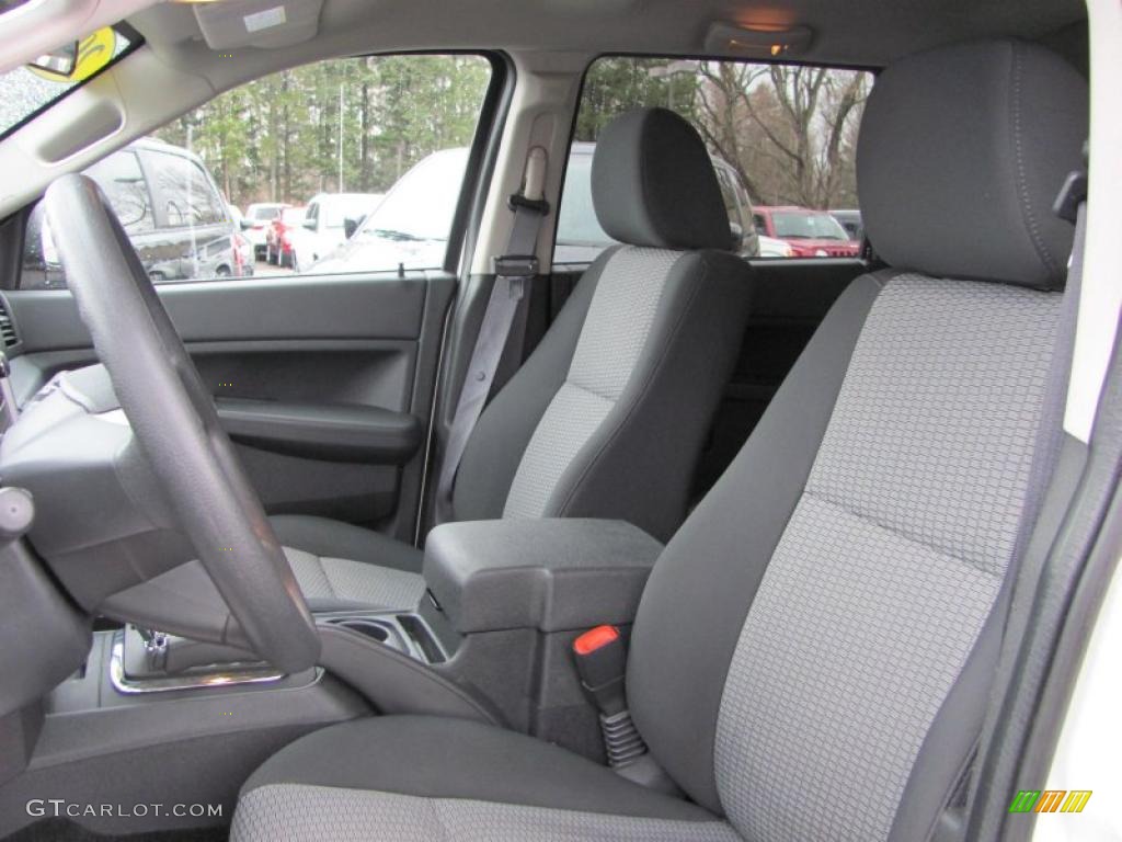 2008 Grand Cherokee Laredo 4x4 - Stone White / Dark Slate Gray/Light Graystone photo #9