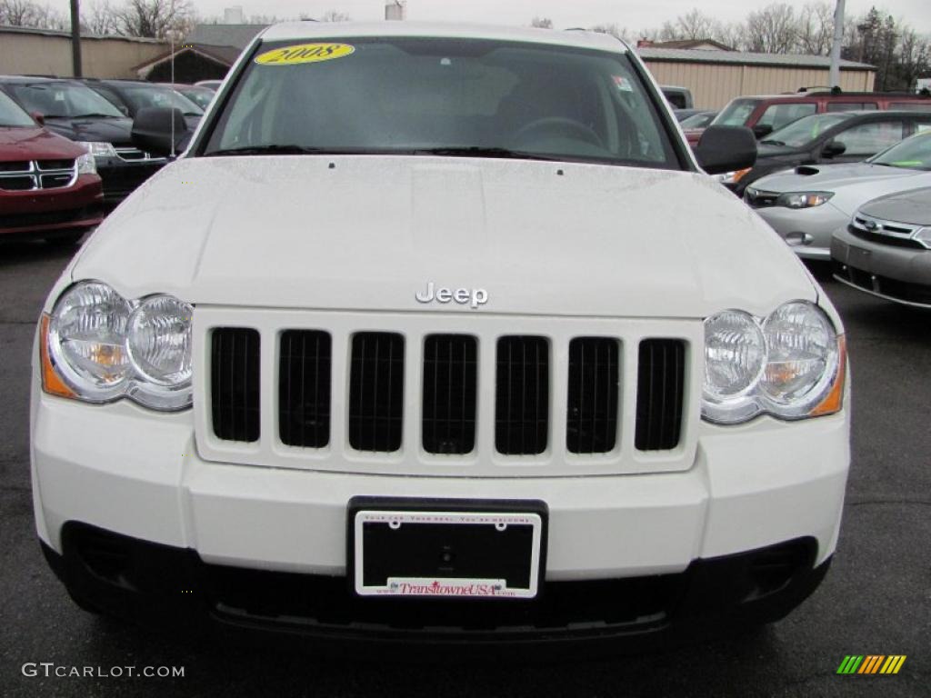 2008 Grand Cherokee Laredo 4x4 - Stone White / Dark Slate Gray/Light Graystone photo #19