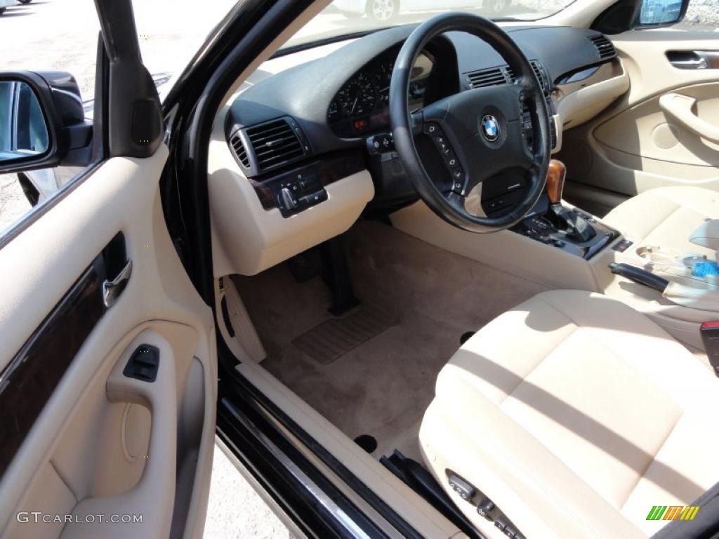 2001 3 Series 325xi Wagon - Black Sapphire Metallic / Sand photo #13
