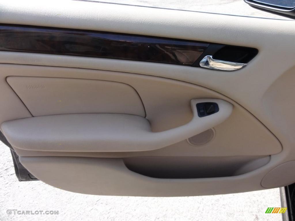 2001 3 Series 325xi Wagon - Black Sapphire Metallic / Sand photo #14