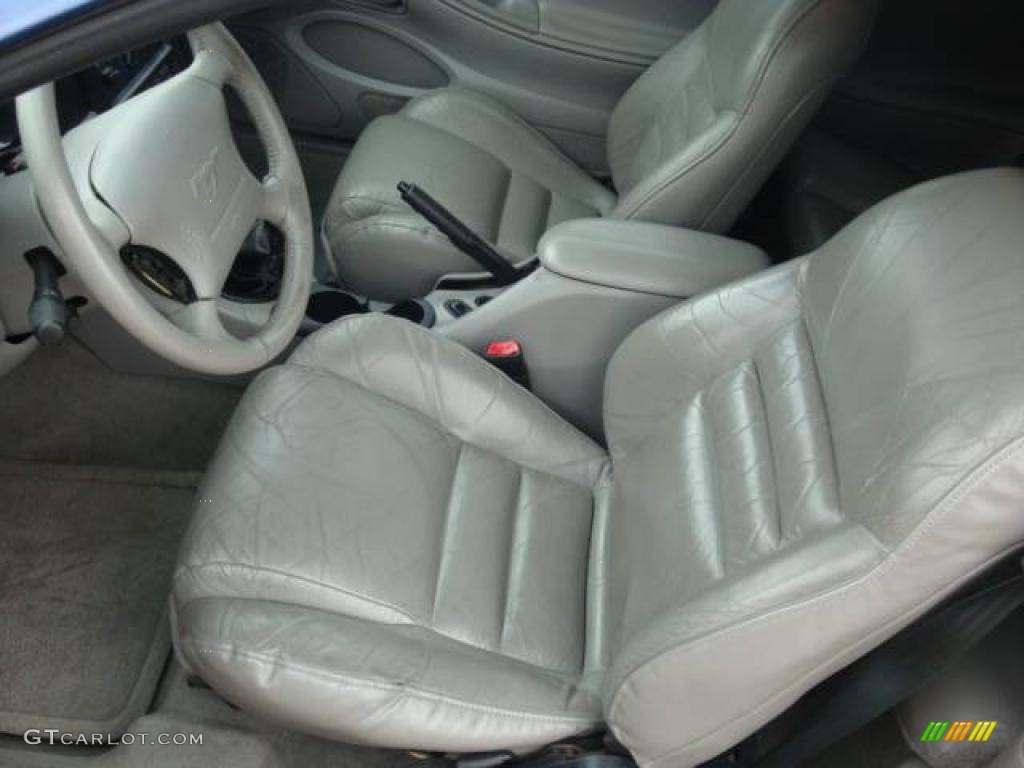 1998 Mustang GT Coupe - Light Atlantic Blue / Saddle photo #8