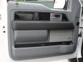 Steel Gray/Black 2011 Ford F150 Platinum SuperCrew Door Panel