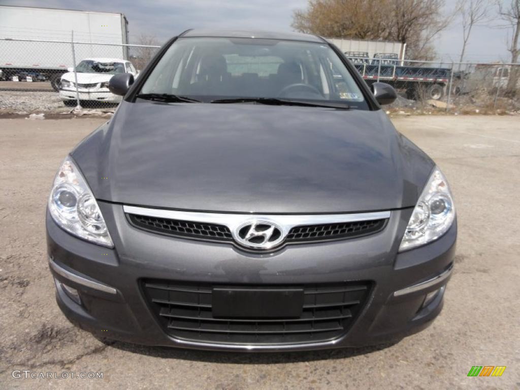 2009 Elantra Touring - Carbon Gray / Black photo #3