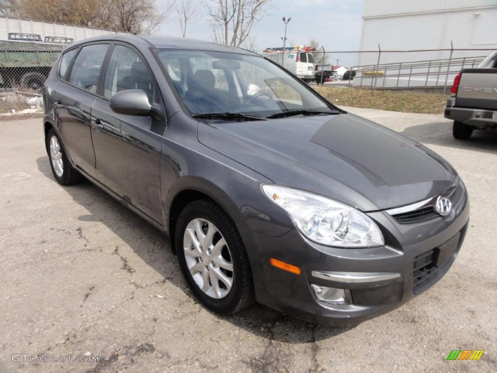 2009 Elantra Touring - Carbon Gray / Black photo #4