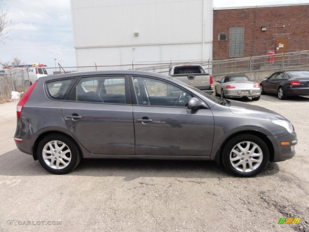 2009 Elantra Touring - Carbon Gray / Black photo #7