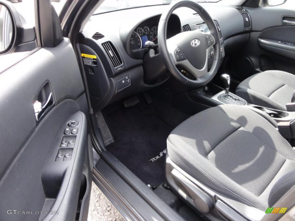 2009 Elantra Touring - Carbon Gray / Black photo #13