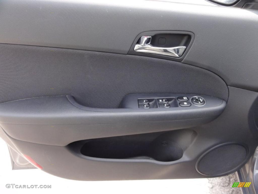 2009 Elantra Touring - Carbon Gray / Black photo #14