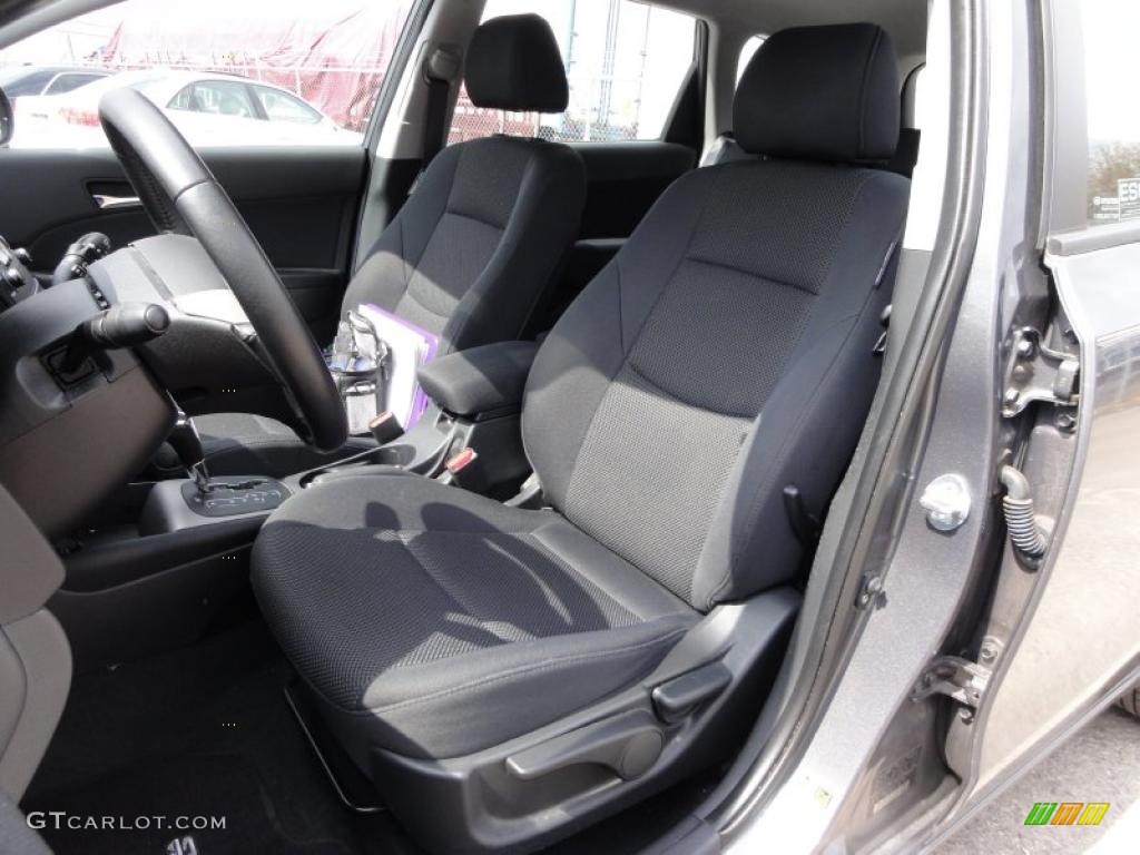 2009 Elantra Touring - Carbon Gray / Black photo #17