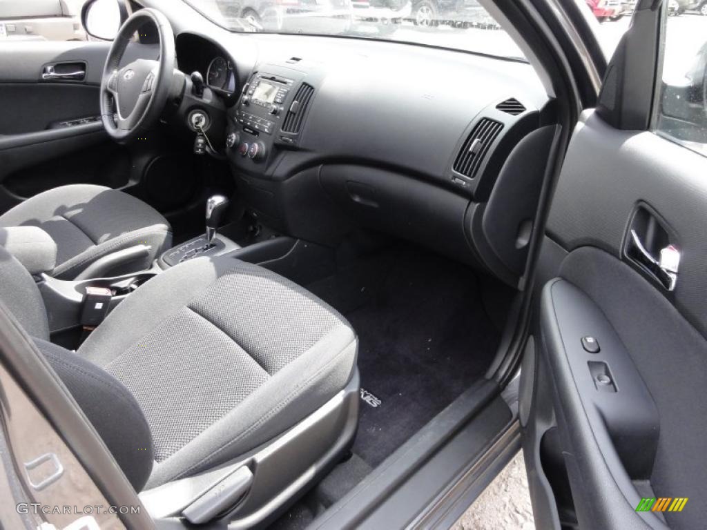 2009 Elantra Touring - Carbon Gray / Black photo #18