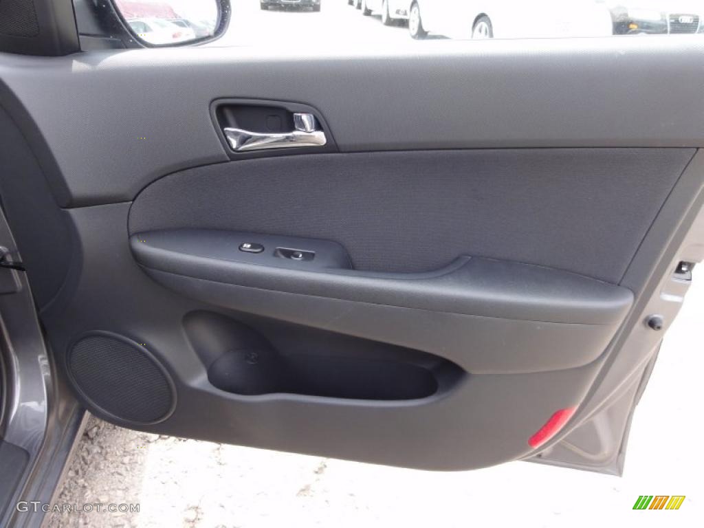 2009 Elantra Touring - Carbon Gray / Black photo #21