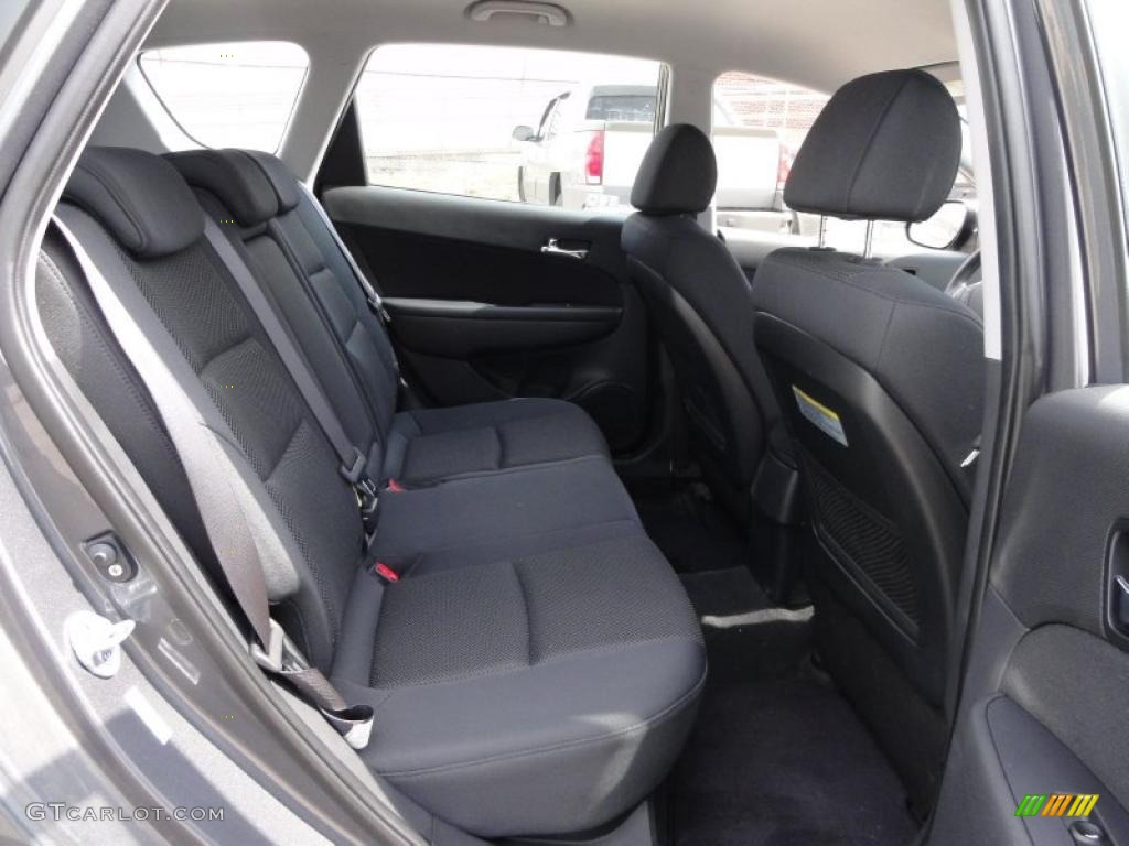 Black Interior 2009 Hyundai Elantra Touring Photo #47555231