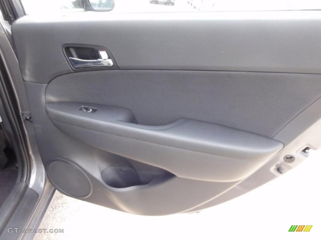 2009 Elantra Touring - Carbon Gray / Black photo #23