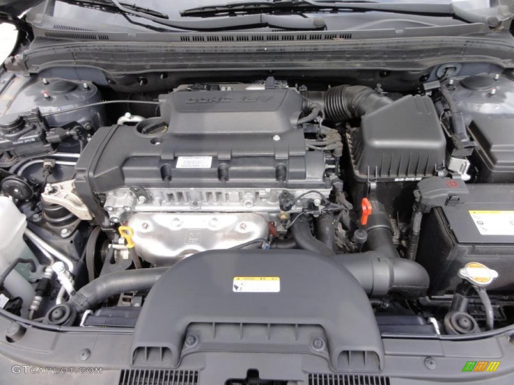 2009 Hyundai Elantra Touring 2.0 Liter DOHC 16-Valve CVVT 4 Cylinder Engine Photo #47555357