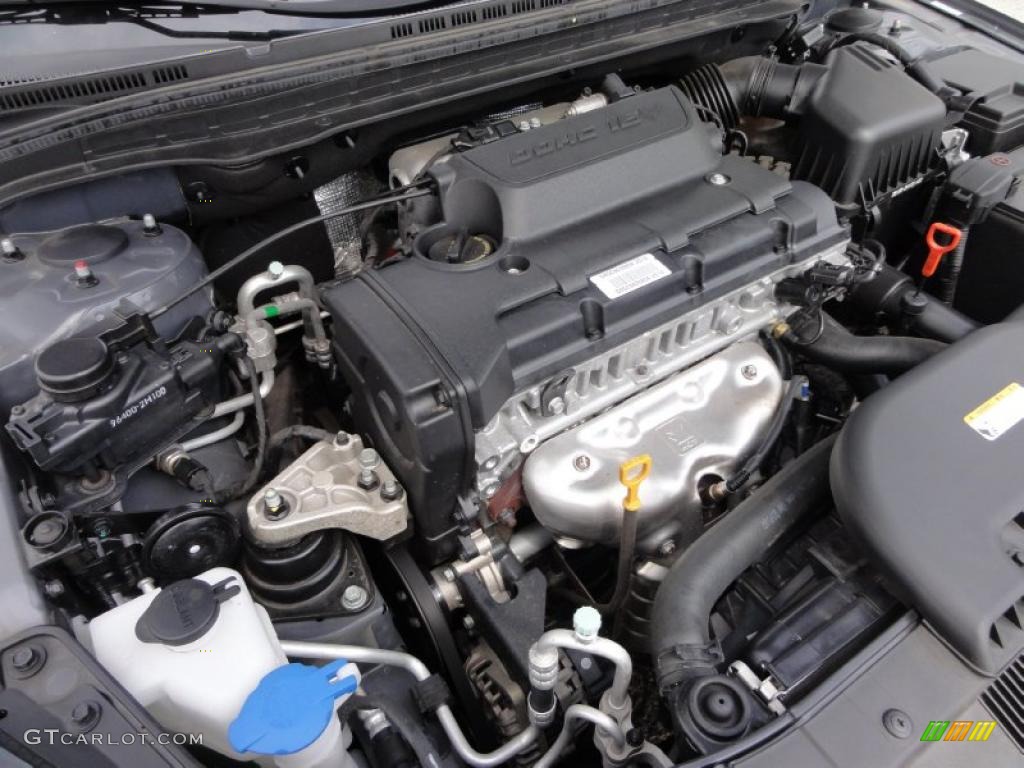 2009 Hyundai Elantra Touring 2.0 Liter DOHC 16-Valve CVVT 4 Cylinder Engine Photo #47555390