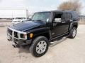 Black 2007 Hummer H3 Standard H3 Model Exterior
