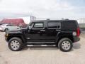 Black 2007 Hummer H3 Standard H3 Model Exterior