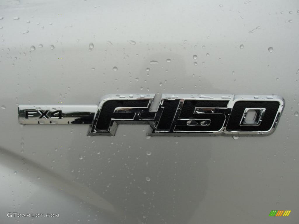 2011 F150 FX4 SuperCrew 4x4 - Ingot Silver Metallic / Black photo #13