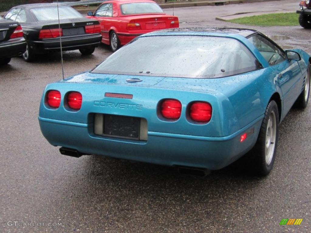 1993 Corvette Coupe - Bright Aqua Metallic / Black photo #5