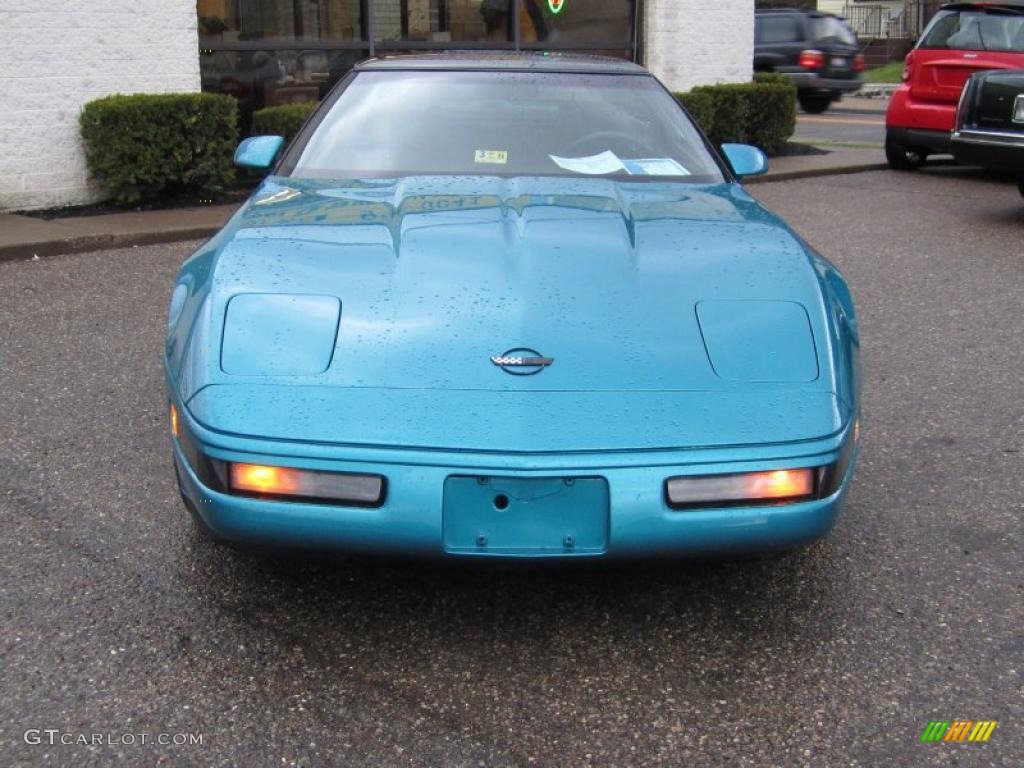 1993 Corvette Coupe - Bright Aqua Metallic / Black photo #11