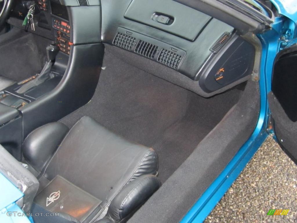 1993 Corvette Coupe - Bright Aqua Metallic / Black photo #18