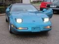 1993 Bright Aqua Metallic Chevrolet Corvette Coupe  photo #20