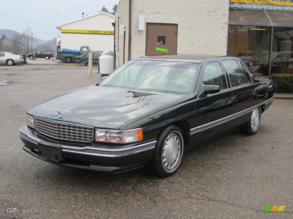 1996 DeVille Sedan - Polo Green Metallic / Neutral Shale photo #9