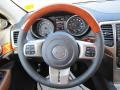 New Saddle/Black 2011 Jeep Grand Cherokee Overland Steering Wheel