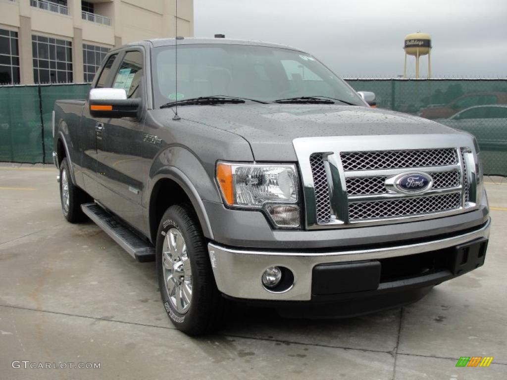 Sterling Grey Metallic 2011 Ford F150 Lariat SuperCab Exterior Photo #47557778