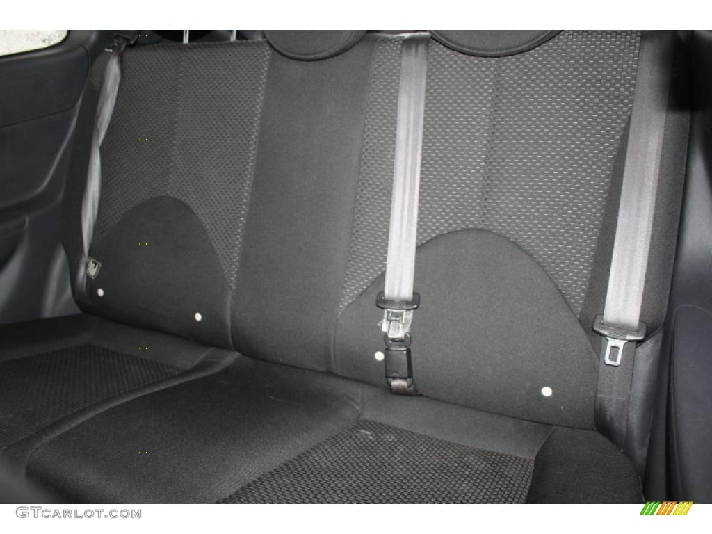 2008 Accent GS Coupe - Charcoal Gray / Black photo #10