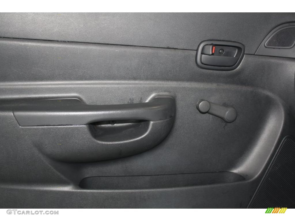 2008 Accent GS Coupe - Charcoal Gray / Black photo #18