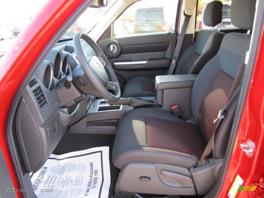 Dark Slate Gray/Red Interior 2011 Dodge Nitro Detonator Photo #47559359