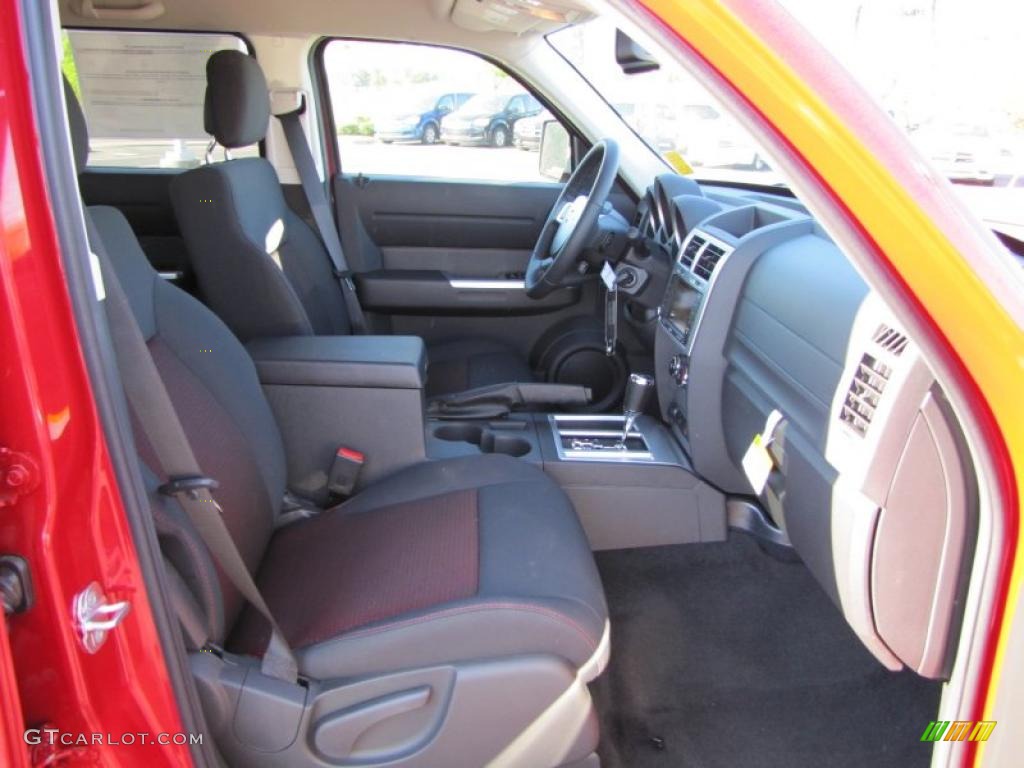 Dark Slate Gray/Red Interior 2011 Dodge Nitro Detonator Photo #47559392