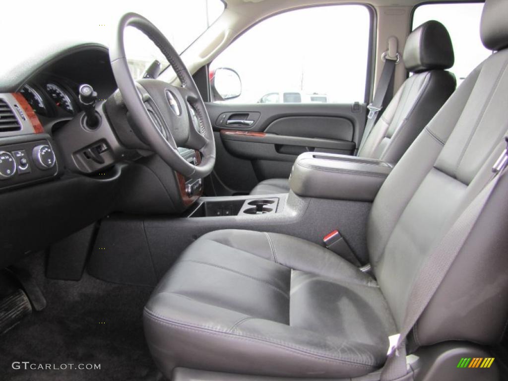 Ebony Interior 2010 Chevrolet Tahoe Hybrid 4x4 Photo #47559923