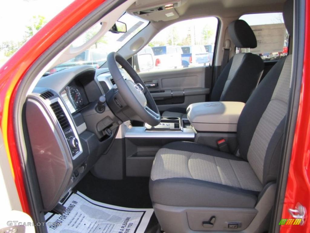 2011 Ram 1500 Big Horn Quad Cab - Flame Red / Dark Slate Gray/Medium Graystone photo #7