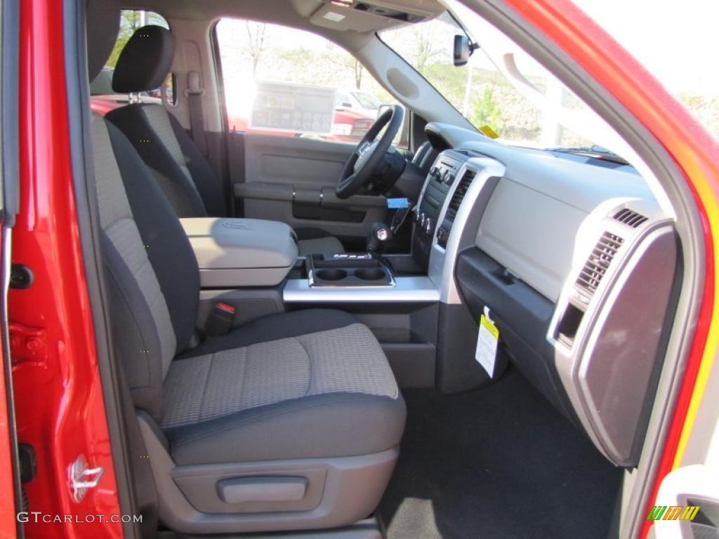 2011 Ram 1500 Big Horn Quad Cab - Flame Red / Dark Slate Gray/Medium Graystone photo #9