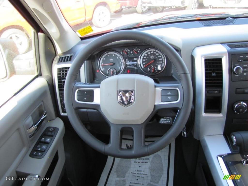 2011 Ram 1500 Big Horn Quad Cab - Flame Red / Dark Slate Gray/Medium Graystone photo #11