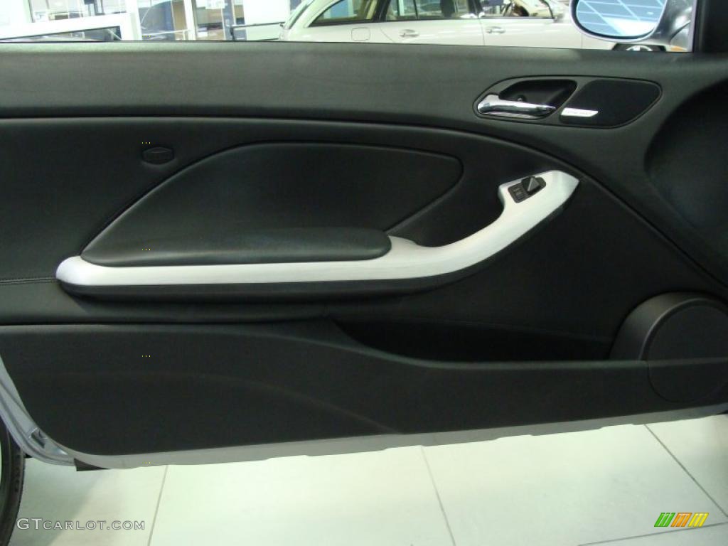 2006 BMW M3 Convertible Black Door Panel Photo #47560124