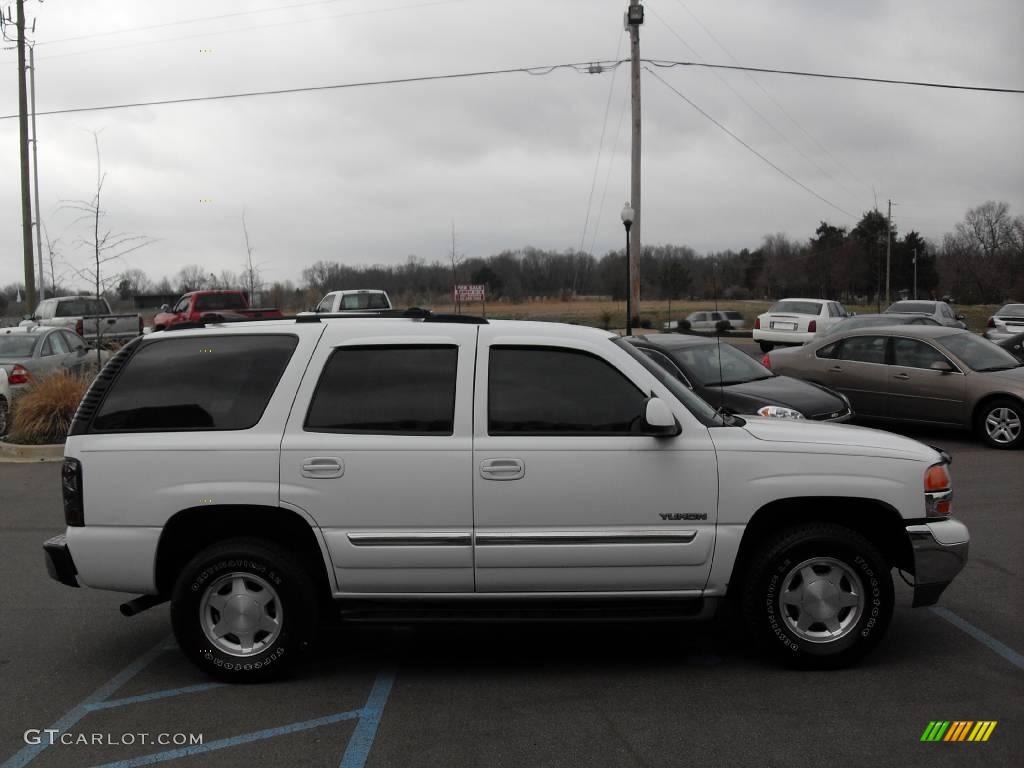 2004 Yukon SLE - Summit White / Pewter/Dark Pewter photo #5